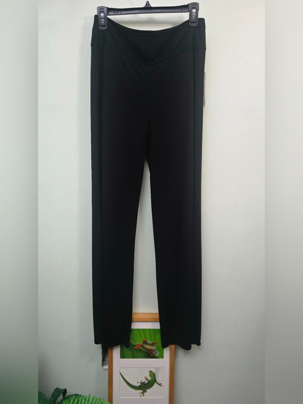 Context Black Wide-Leg Pants Very Silky Like Feel
